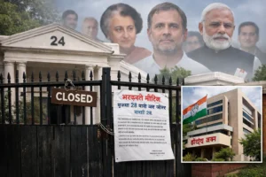 कांग्रेस पार्टी का ऐतिहासिक दफ्तर अब विवाद में, क्या कोर्ट पहुंचेगा मामला