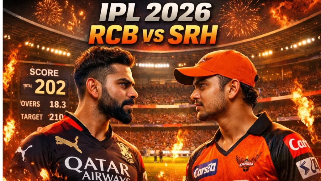 IPL 2026 का धमाकेदार आगाज आज, विराट कोहली की वापसी और ईशान किशन की कप्तानी से RCB vs SRH मैच बना सीजन का सबसे बड़ा मुकाबला